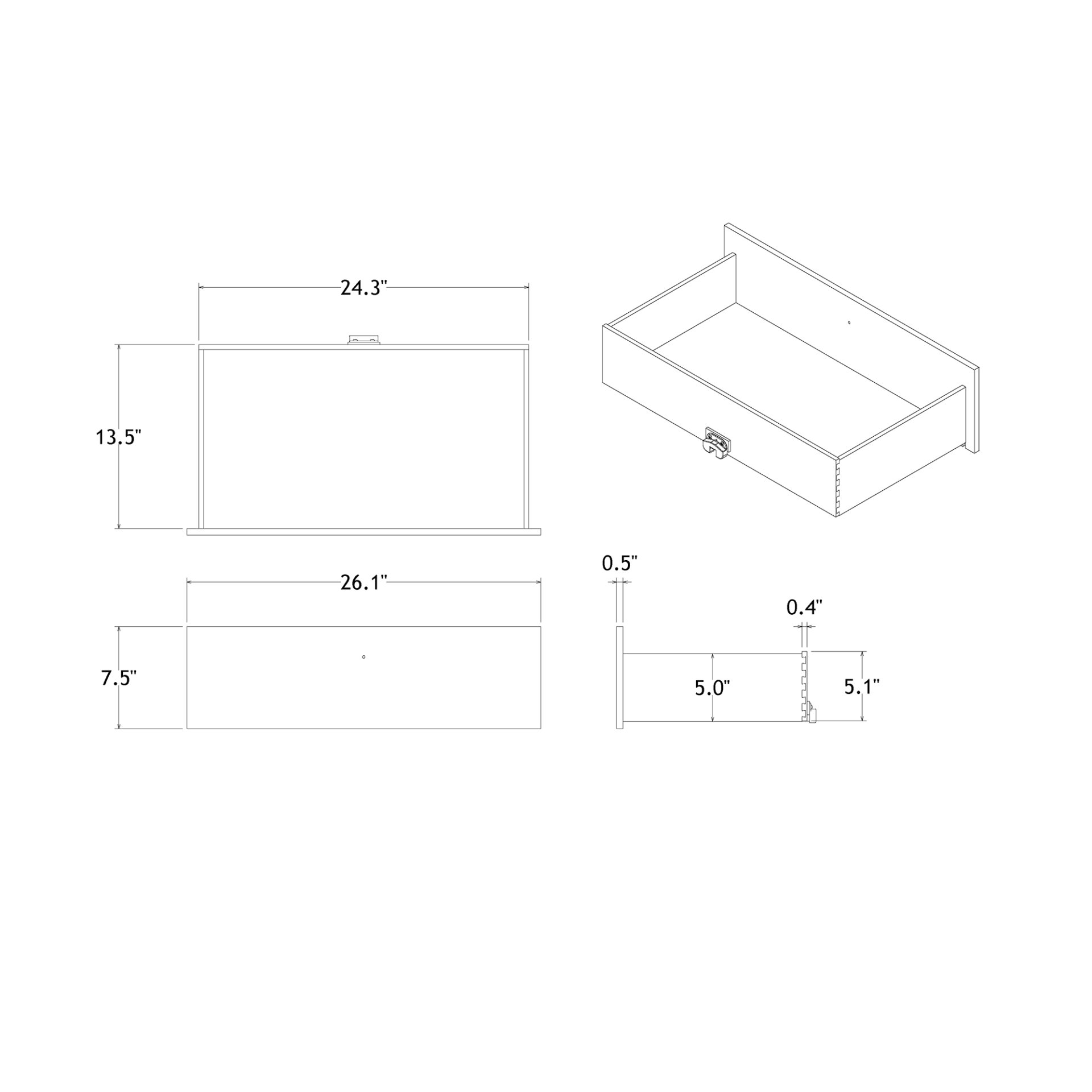 Chloe - Chest - Gemstone Silver - Image 6