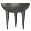 Otto - Cast Aluminum Side Table - Black - Image 4