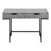 Computer Desk For Home Office, Laptop, Storage Drawers, Versatile Placement - Gray - Image 2