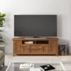 Amherst - Wide TV Media Stand - Light Golden Brown - Image 7