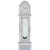 Noralie - Mirrored & Faux Diamonds Grandfather Clock With LED - Silver Gray - Image 2