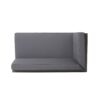 Brava - X Back Left Right Corner Bench Set - Dark Gray - Image 9