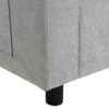 Modular Sectional With Storage Pockets, 5 Seat U Shaped Couch Set With Pillows, Free Combination Modern Cloud Sofa With 2 Movable Ottoman - Medium Gray - Image 13