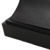 Modern Athena Side Table With Pedestal Design - Black - Image 7