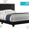 Caldwell - Full Bed Stylish Contemporary - Black - Image 10