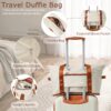 Hardshell Luggage Sets 3 Piece Carry - On Suitcase Double Spinner Wheels With Tsa Lock - White - Image 4
