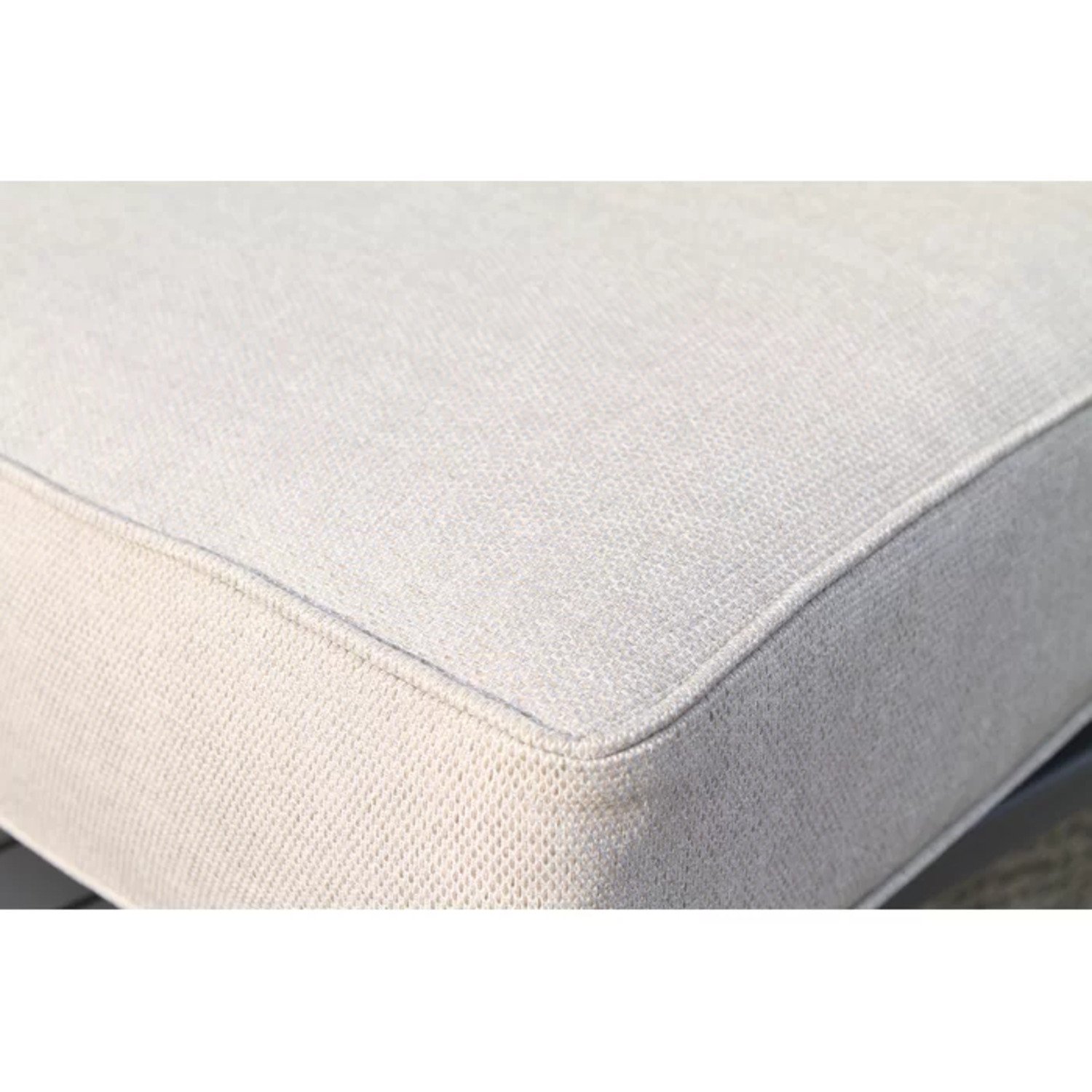 5 Person All Weather Wicker Sectional Seating Group With Cushions - Gray / Gray Mix - Image 5