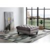 Elegant Seating Ottoman - Dark Gray - Image 5