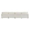 Modern Sofa Modular Sofa Couch Upholstered Corduroy L - Shape Sectional Sofa & Side Storage Pockets For Living Room - Beige - Image 13
