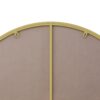 Wall Circular Mirror Metal Framed Mirror Round Vanity Mirror Dressing Mirror, For Bathroom, Living Room, Bedroom Wall Decor - Gold - Image 6