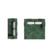 Convertible Couch Bed With 2 Pillows, 3 Seat Folding Floor Couch & King Size Bed Mattress, Diy Combination - Green - Image 17