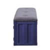 Cargo - Bench With Storage - Blue / Gray - Image 3