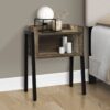 Accent Table, Side Contemporary & Modern - Brown - Image 8