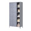15 Door Lockers With Lock For Storage In Home, Gym, Office, And School - Gray - Image 13