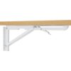 Laundry Room Folding Table Wall Mounted, Folding Table For Small Spaces, Fold Down Desk, Workbench, Addition To Garage & Shed - Burly Wood - Image 14