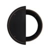 Coffee Table, Round Coffee Table, Modern Side Tables Accent End Table For Living Room, Apartment - Black - Image 18