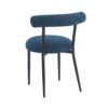 Dining Chair (Set of 2), Modern Dining Room Chairs - Black / Navy Blue - Image 13