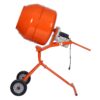 Portable Concrete Mixer With Etl Certificated Copper Motor, Electric Cement Mixer, 5.0 Cu. Ft. - Orange - Image 2