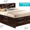 Marilla - Queen Storage Bed - Cappuccino - Image 2