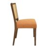 Mid Century Rattan Dining Chair Without Arms (Set of 2) - Caramel / Walnut - Image 6