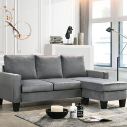 Jessica - Sofa Chaise - Gray