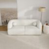 Anna - French Boucle Sofa - White - Image 14