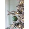 Christmas Ball Ornaments, Glass Decorative Hanging Ball Christmas Tree Ornaments, For Holiday Party Decorations (Set of 6) - Green - Image 3