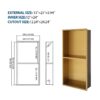 Modern Stainless Steel Shower Niche Double Shelf With Finish For Bathroom Or Kitchen - Gold - Image 3