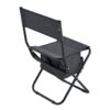 Folding Outdoor Chairs With Storage Bag, Portable Chair For Indoor, Outdoor Camping, Picnics And Fishing (Set of 2) - Gray - Image 10