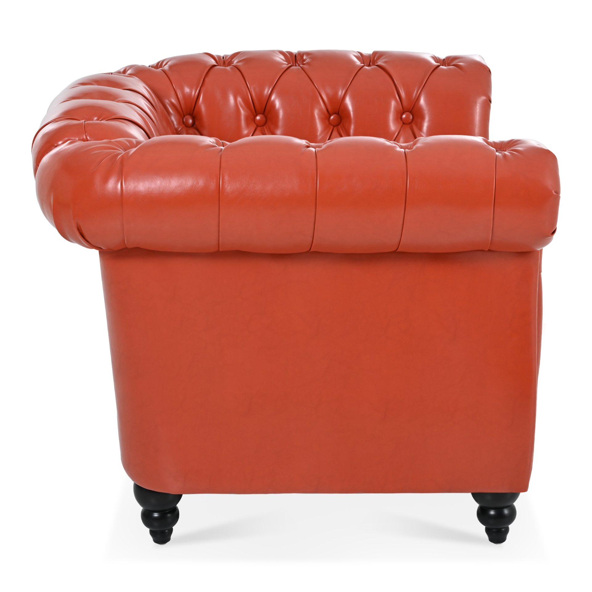 1 Seater Sofa For Living Room - Orange - Image 12