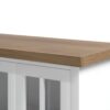 Hampton - Fireplace TV Stand Console For TVs Up To 100" - Jasmine Whitewash / Barnwood - Image 8