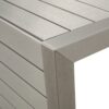 Aluminum Outdoor Side Table, C Shaped End Table, Outside Small Table For Patio - Silver - Image 14