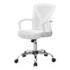 Office Chair, Adjustable Height & Swivel, Ergonomic, Contemporary And Modern - White - Image 7