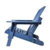 Oversize Outdoor Folding Adirondack Chair, Patio Chair For Garden Backyard Porch Pool Deck Firepit - Blue - Image 11
