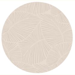 Curve - Round Rug - Beige