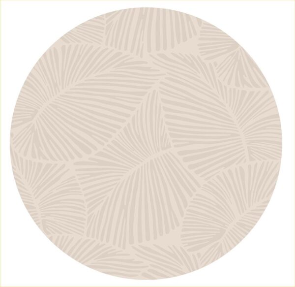 Curve - Round Rug - Beige