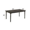 Claudia II - Weathered Dining Table - Gray - Image 5