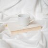 4 Piece California King Microplush And Bamboo Hypoallergenic Sheet Set - White - Image 3