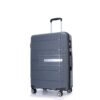 Hardshell Suitcase Double Spinner Wheels Pp Luggage Sets Lightweight Durable Suitcase With Tsa Lock, 3 Piece Set (20/24/28) - Gray - Image 10