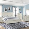 3 Drawer Elegant Nightstand - White - Image 5