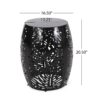 Metal, End Table Large - Black - Image 3