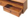 Lunar - 2 Drawer Wall Mounted Media Unit - Brown - Image 6