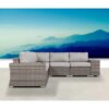 7 Piece Rattan Sectional Sofa Set With Cushions - Gray Mix - Image 2