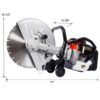 Industrial 52Cc 2 Stroke Gas Powered Concrete Cut Off Saw With Blade Steel - Red - Image 3