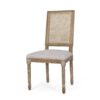 French Country Dining Chair (Set of 2) With Upholstered Seats - Light Gray - Image 7
