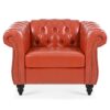 1 Seater Sofa For Living Room - Orange - Image 6