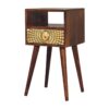 Eden - Mini Nightstand - Chestnut - Image 8