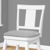 Swivel Bar Stool Counter, Transitional (Set of 2) - White - Image 5