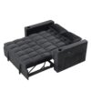 Multi Functional Sofa Bed With Cup Holder And USB Port For Living Room Or Apartments - Black - Image 16