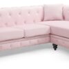 Nola - Sofa Chaise - Pink - Image 7